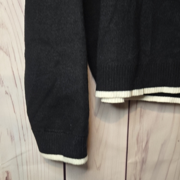 Savage X Fenty Classic Black And White Zip Up Hoodie Womens XL - Picture 6 of 12